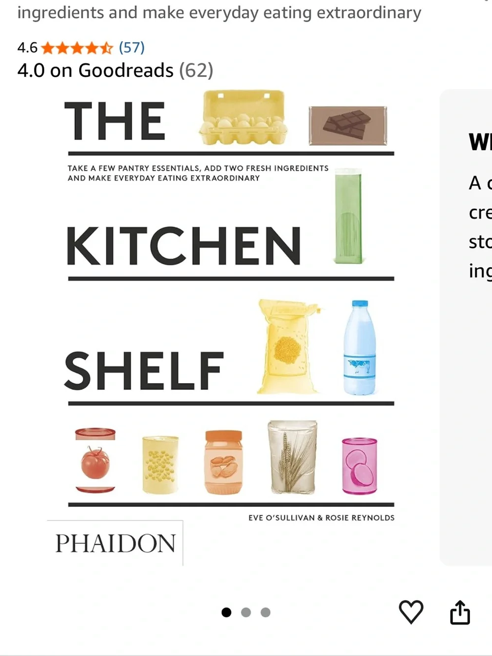 Phaidon The Kitchen Shelf Cookbook - White Cover